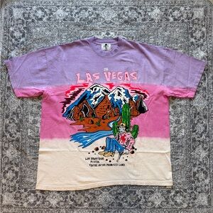Warren Lotas Tie Dye Graphic T-Shirt Las Vegas Reaper Mountains NWOT Mens XXL